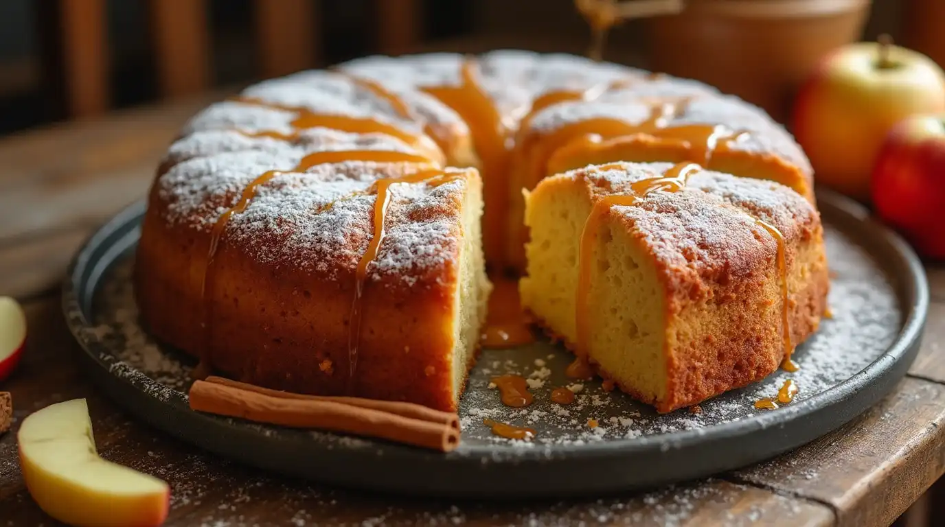 German Applesauce Cake